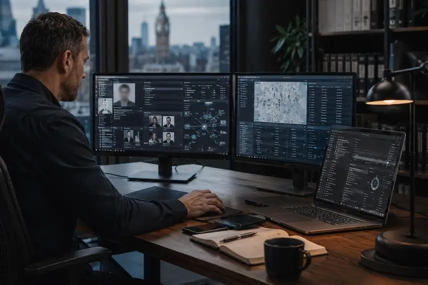 Online digital and OSINT investigation services in London